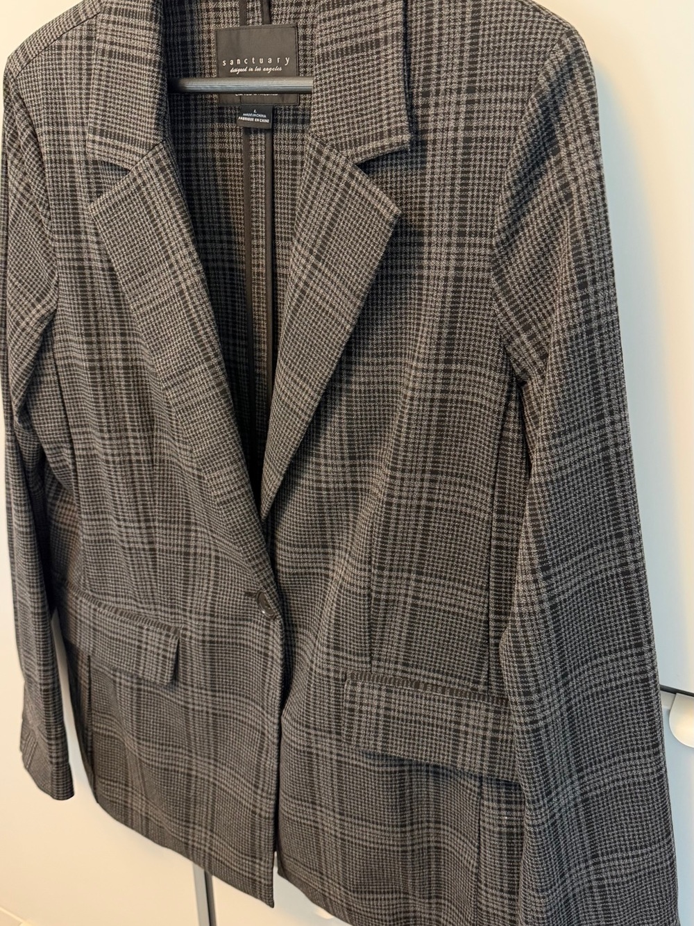 Sanctuary Glen Plaid Single-Button Blazer - Picture 5 of 5